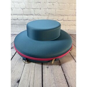 Zenith Goods Hat Case For Travel Blue And Pink